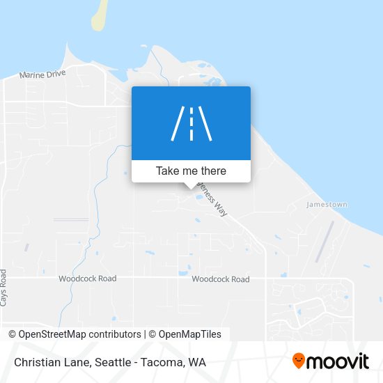 Christian Lane map