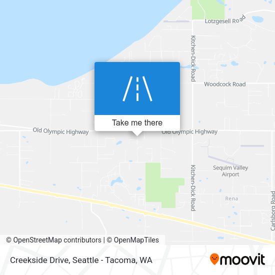 Mapa de Creekside Drive