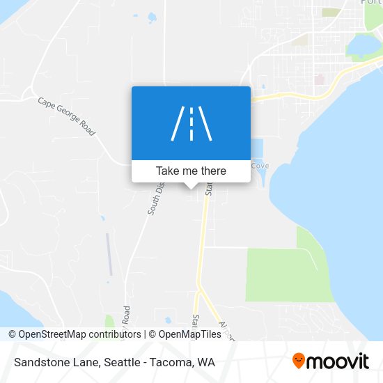 Mapa de Sandstone Lane