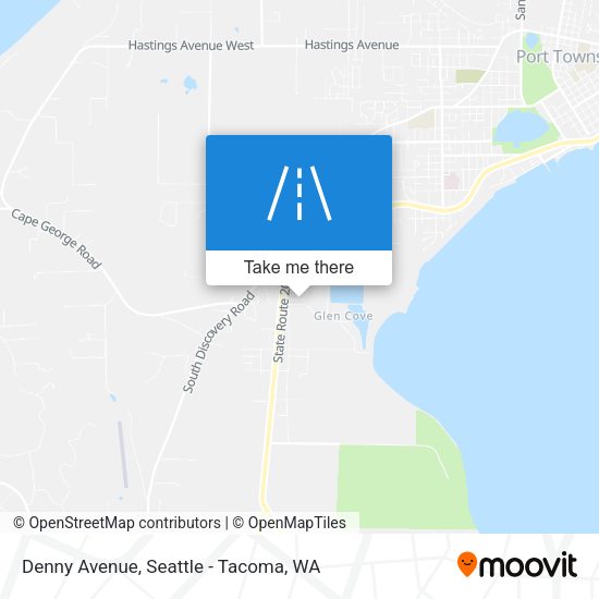 Denny Avenue map