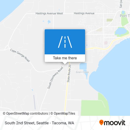 Mapa de South 2nd Street