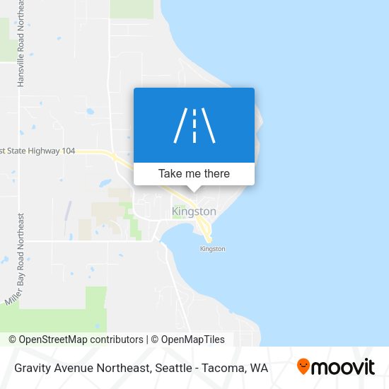 Mapa de Gravity Avenue Northeast