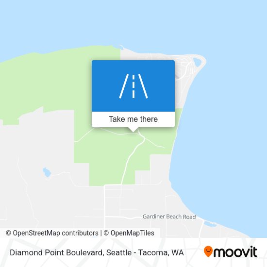 Diamond Point Boulevard map