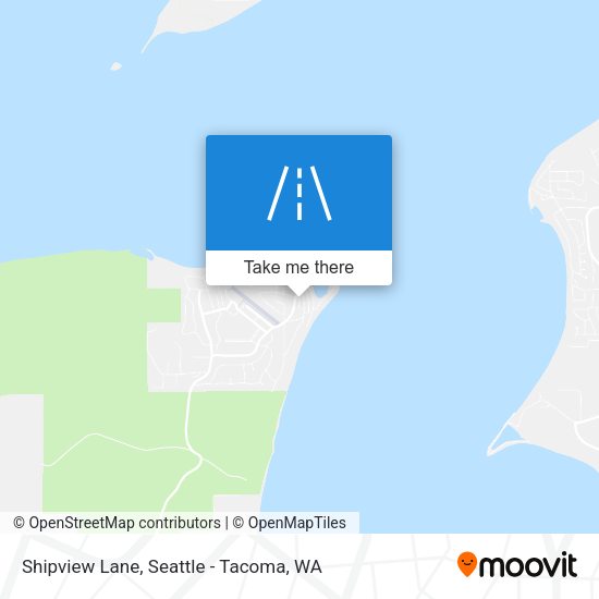 Shipview Lane map