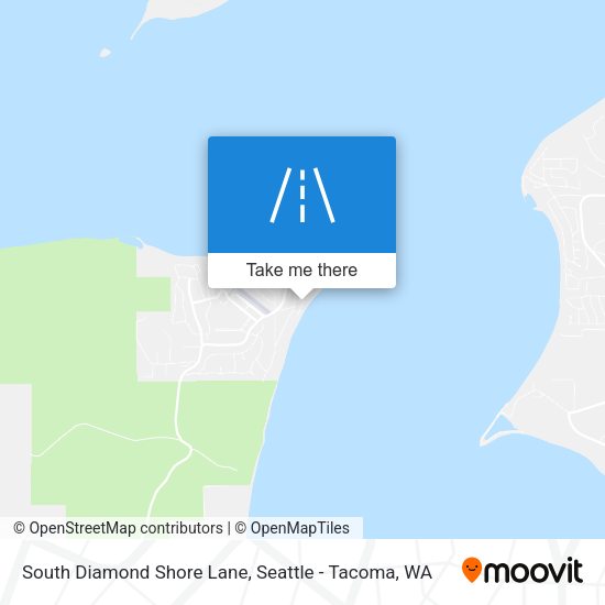 South Diamond Shore Lane map
