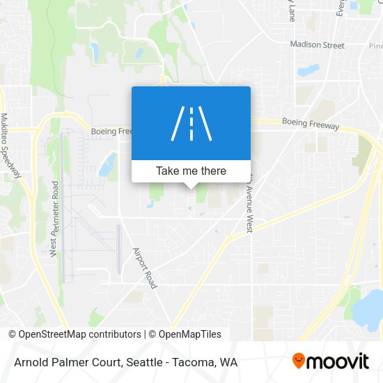 Arnold Palmer Court map