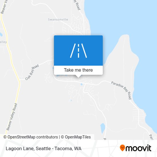 Lagoon Lane map