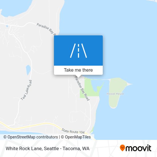 Mapa de White Rock Lane