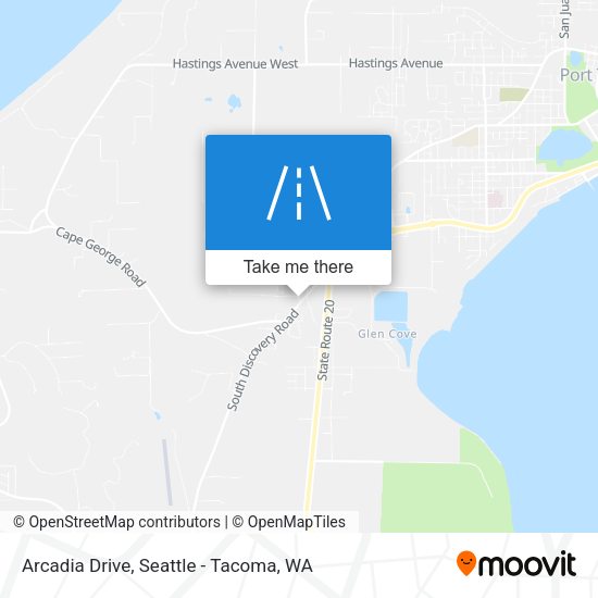 Arcadia Drive map