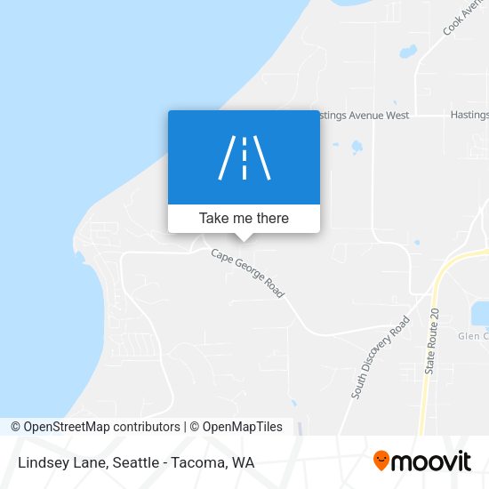 Lindsey Lane map
