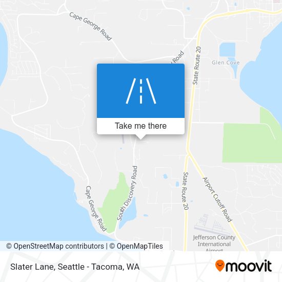 Slater Lane map