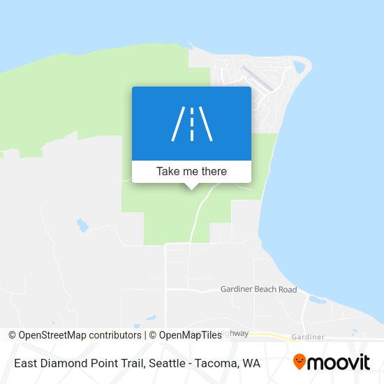 Mapa de East Diamond Point Trail