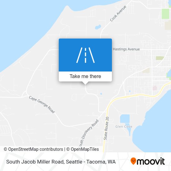 South Jacob Miller Road map
