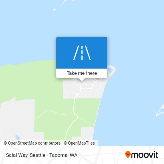 Salal Way map