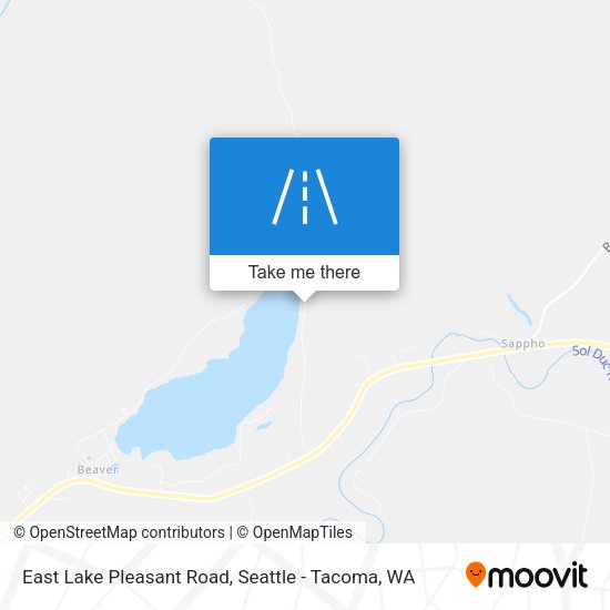 East Lake Pleasant Road map