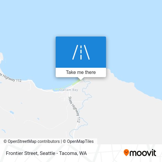 Frontier Street map