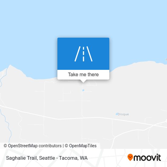 Saghalie Trail map
