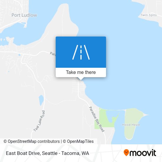 Mapa de East Boat Drive