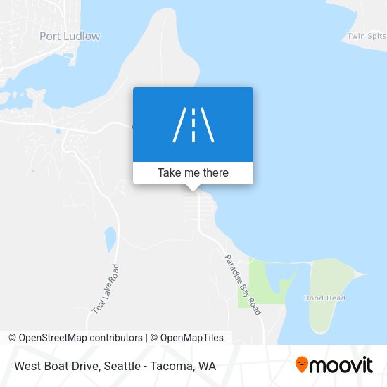 Mapa de West Boat Drive