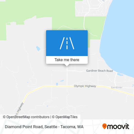 Diamond Point Road map