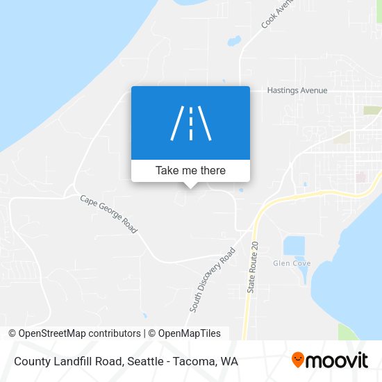 Mapa de County Landfill Road