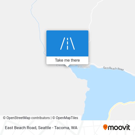 East Beach Road map