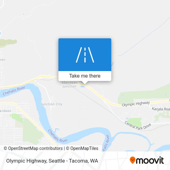 Olympic Highway map