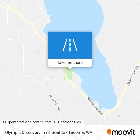 Mapa de Olympic Discovery Trail