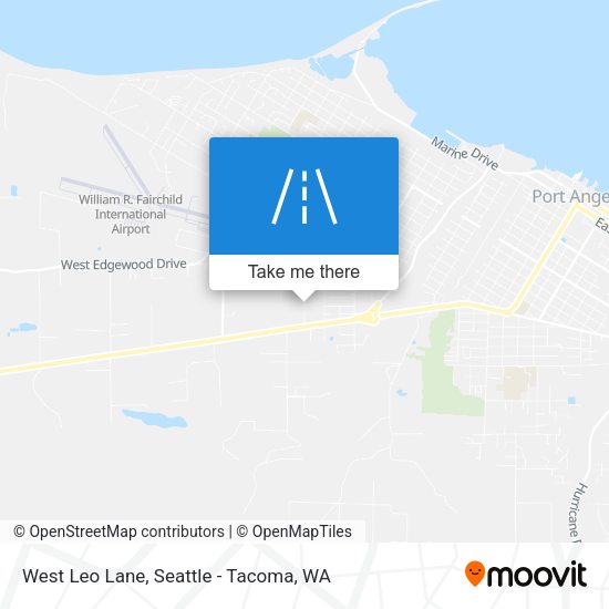 West Leo Lane map