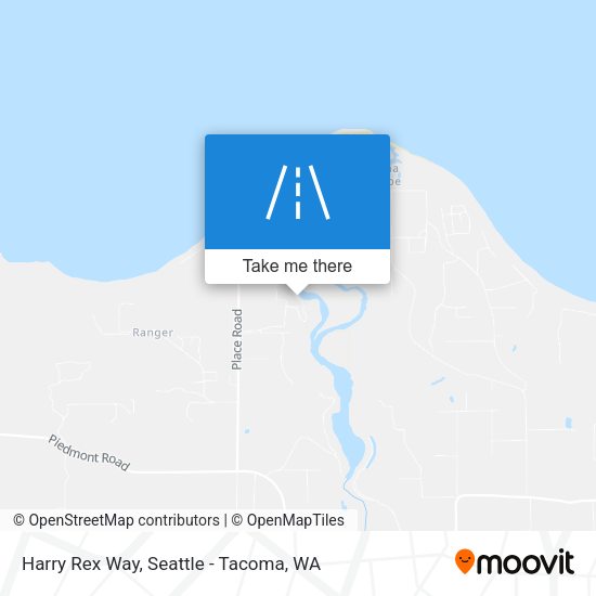 Harry Rex Way map