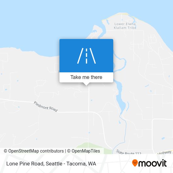 Mapa de Lone Pine Road