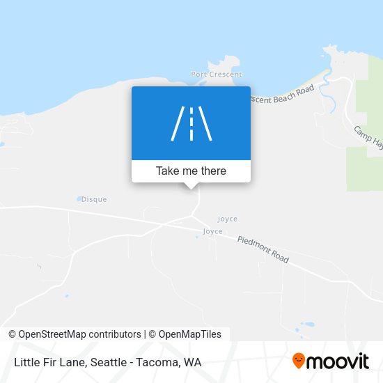 Little Fir Lane map
