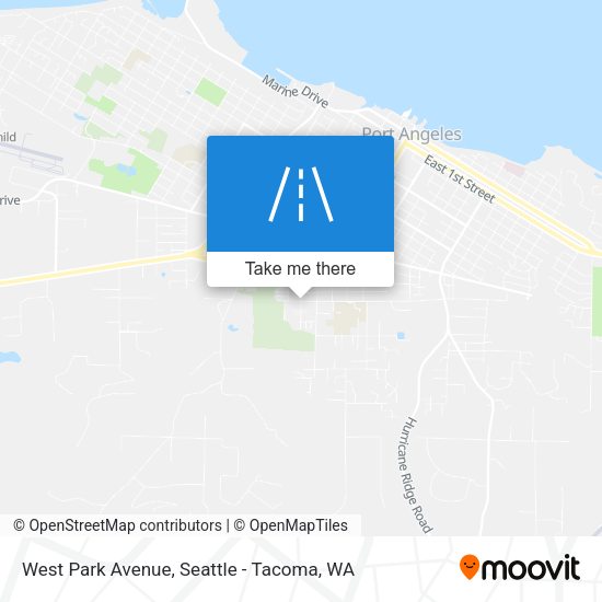 West Park Avenue map