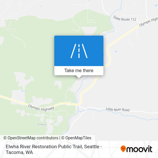 Elwha River Restoration Public Trail map