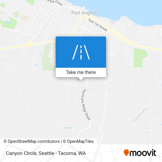 Canyon Circle map