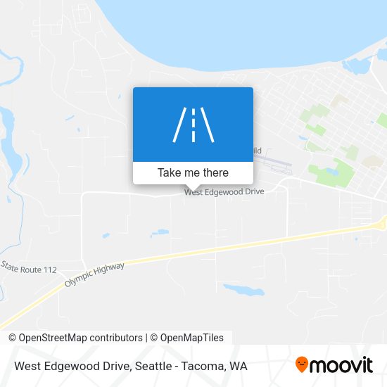 West Edgewood Drive map