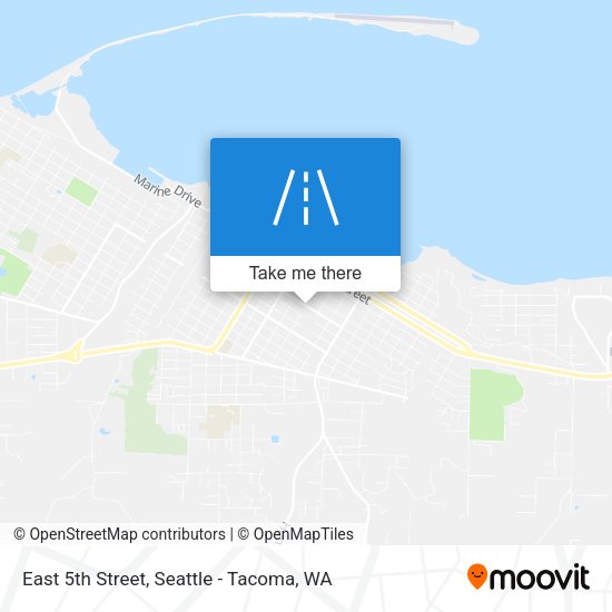 Mapa de East 5th Street