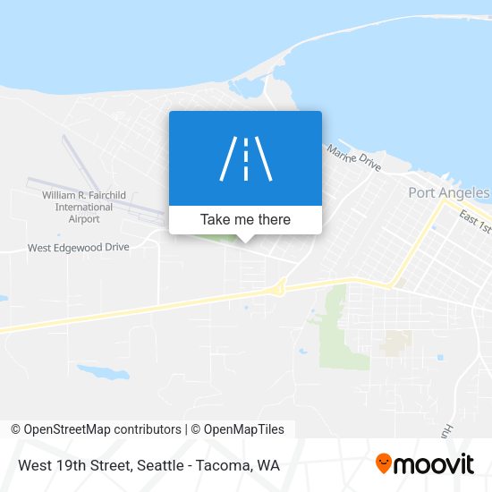Mapa de West 19th Street