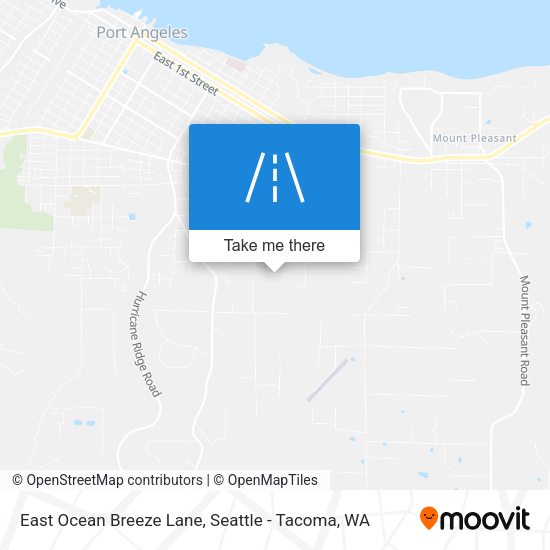 East Ocean Breeze Lane map