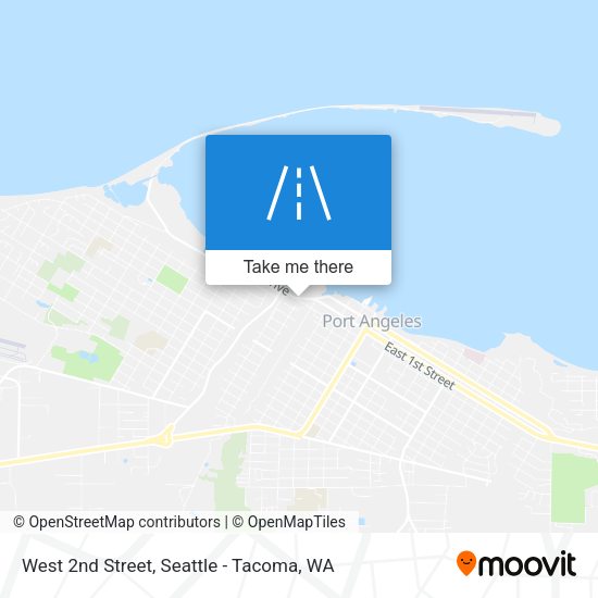 Mapa de West 2nd Street