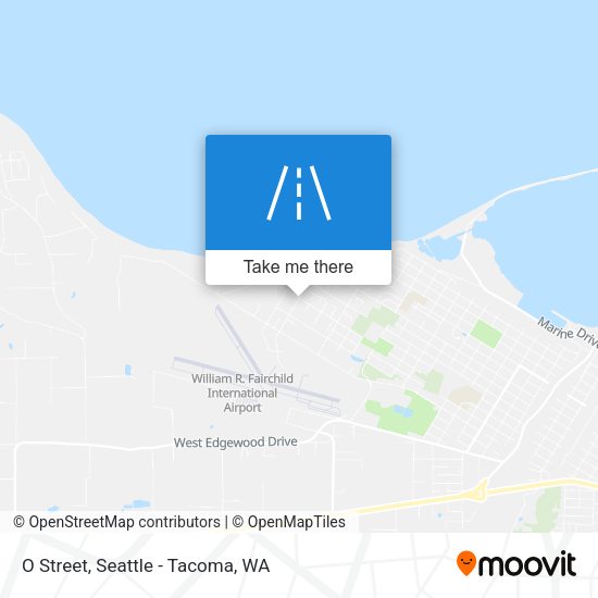 O Street map