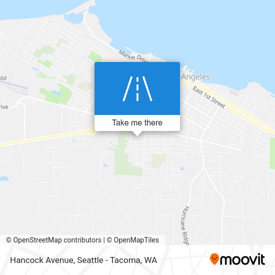 Hancock Avenue map