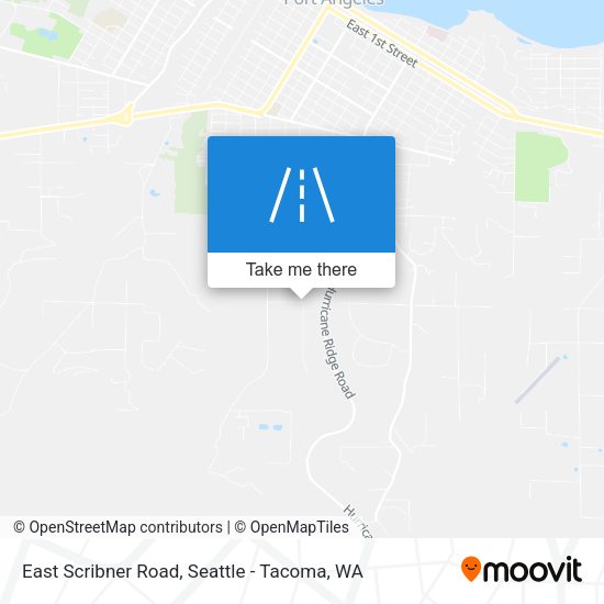 East Scribner Road map