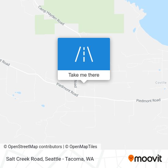Mapa de Salt Creek Road