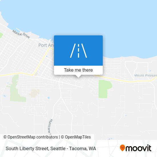 South Liberty Street map