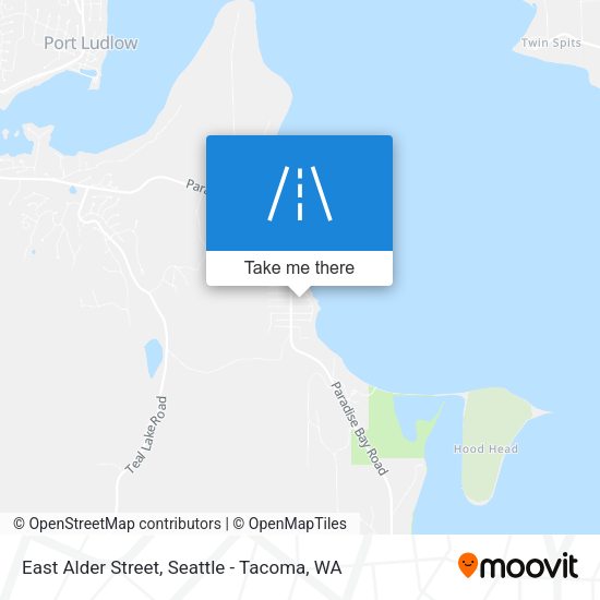 East Alder Street map