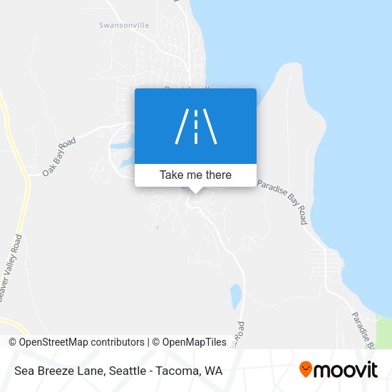 Sea Breeze Lane map