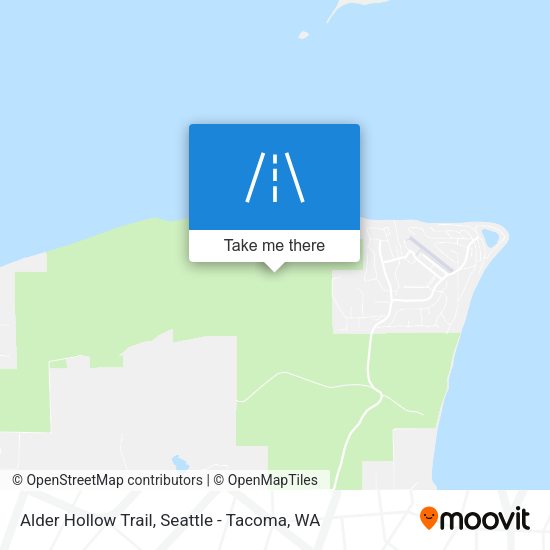 Alder Hollow Trail map
