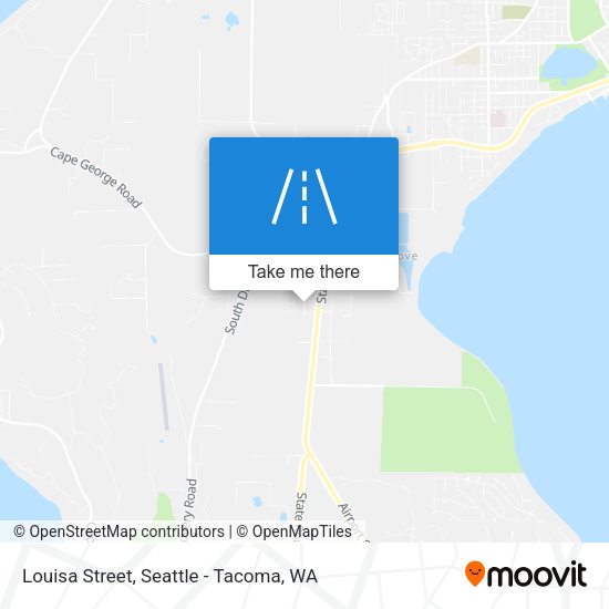Mapa de Louisa Street