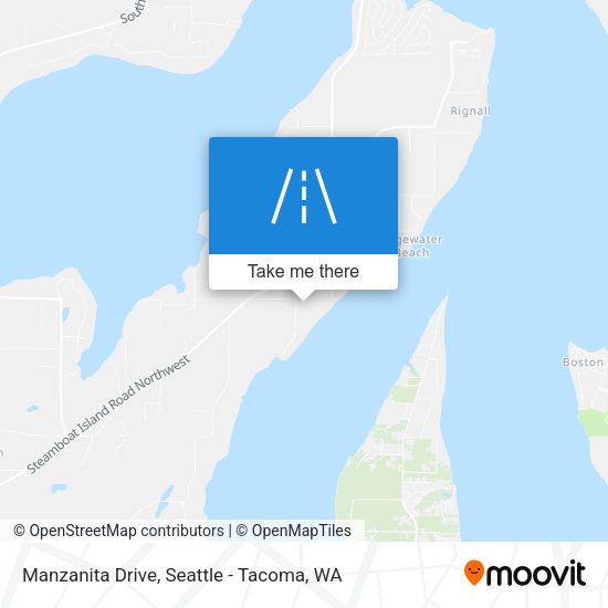 Mapa de Manzanita Drive